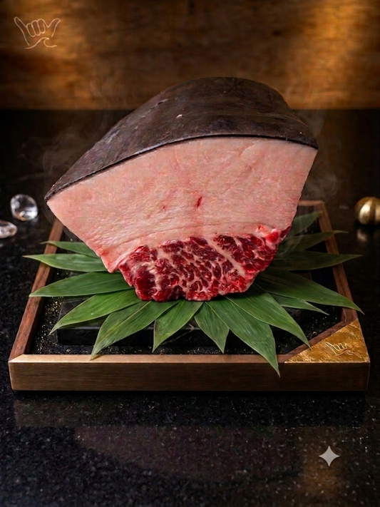 鯨の希少部位「皮須（かわす）」生冷凍ブロック 500g｜濃厚な旨味と食感｜【神戸鯨精肉店】