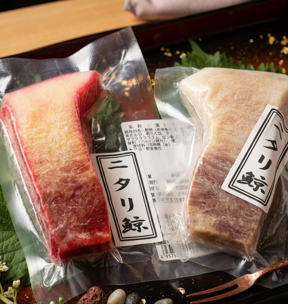 【ニタリ鯨】鯨ベーコン スライス 100g｜赤・白選べるこだわりの逸品｜【神戸鯨精肉店】
　