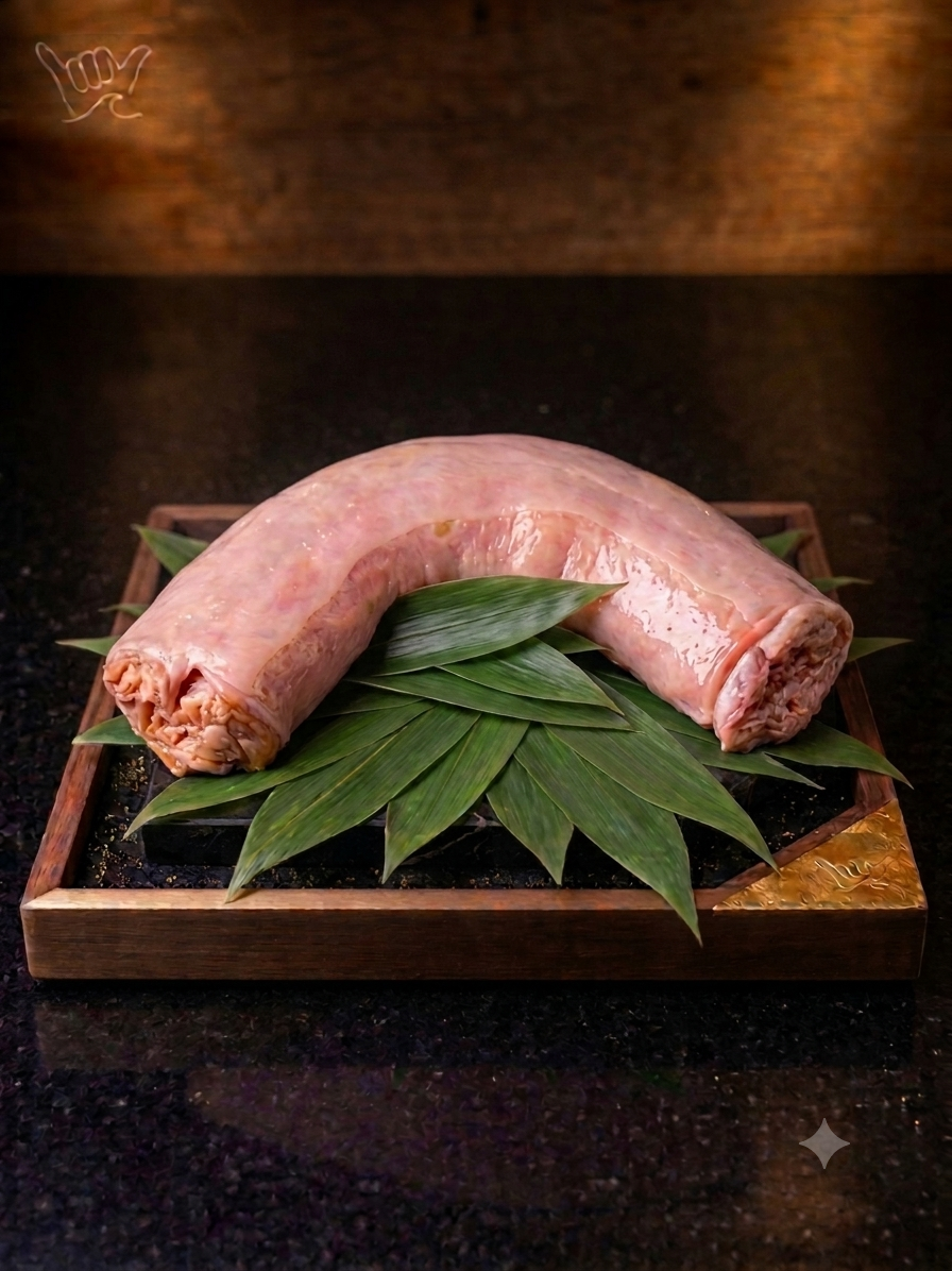 鯨の小腸「百尋（ひゃくひろ）」｜生冷凍ブロック 1kg｜【神戸鯨精肉店】