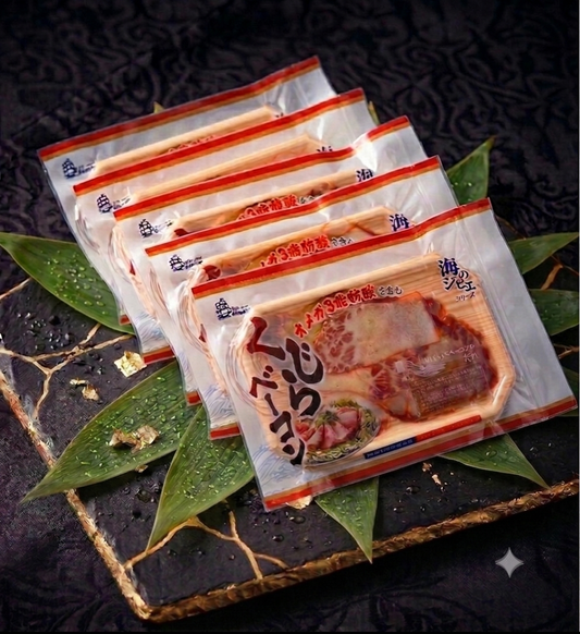 【たっぷり500g】鯨ベーコン「皮須（かわす）」端切れセット｜50g×10パック｜おつまみ・料理に最適｜【神戸鯨精肉店】