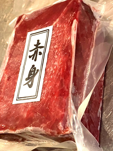 赤身　赤肉　鯨くじら200g　にたりくじら　ニタリ鯨（お刺身用）※ブロック・スライス選択